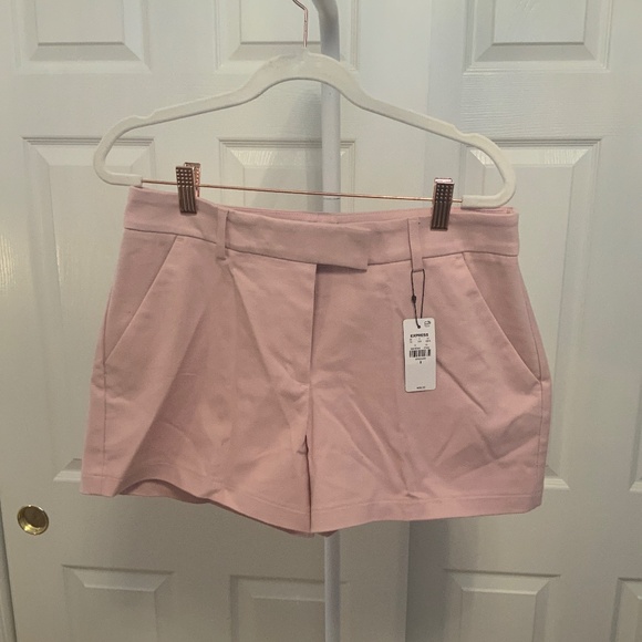 Express Editor Mid Rise Tailored Shorts - Picture 1 of 6